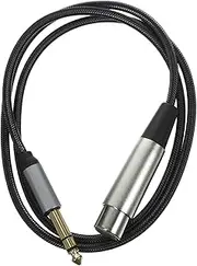 HAMPPLIES Audio Transferring Cable Pin Microphone Converter Cord Durable Tinned High Fidelity Sound Quality Easy Plug Play for Audio Equipment