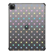 iPad Pro 12.9-inch (5th/6th gen) iPad Impact Case Pastel Multicolor Polka Dot Transparent
