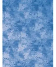 ProMaster Backdrop Cotton 10'x12' Cloud Dyed - Medium Blue