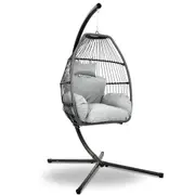 Outdoor Egg Hanging Chair - Grey