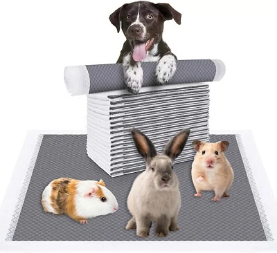 300 Pet Training Pads for Dogs Ultra-Absorbent Charcoal Puppy Underpads - Small