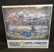 Last Supper Puzzle Life of Jesus Christ 1000 Piece Jigsaw Bits And Pieces New
