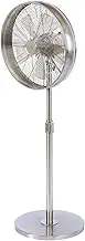 Beacon Lighting Breeze 41cm Pedestal Fan in Brushed Chrome