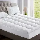 Giselle Bamboo Mattress Topper Double Pillowtop Comfort Bed Top Layer