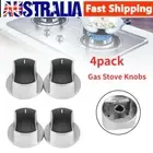 4PCS Kitchen Gas Stove Knobs Cooker Oven Cooktop Metal Switch Control Home Use