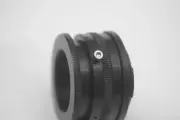 Braun Paxette L39 lens to Canon EOS M Mount Adapter with close focus helical