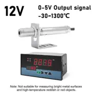 0-5V Non-contact Infrared Thermometer Sensor 12V Temperature Tool W/ Controller