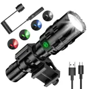 Tactical Flashlight, 1600LM Light for 984FT Beam Distance, IP65 Waterproof Le...