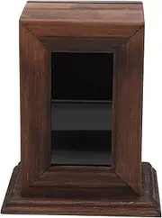 GANAZONO Pet Cremains Holder Dogs Dog Memorial Mom Frame Cat Pets Plaque Pet Memorial Ashes Urn Casket Exquisite Pet Ash Can Pet Ash Jar Dog Ash Bottle Pet Ash Holder Wooden Light Brown