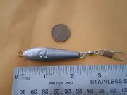 25 PCS. IN LINE TROLLING SINKER W/#5 INTERLOCK CRANE SWIVEL 2 OZ. GOOD QUALITY