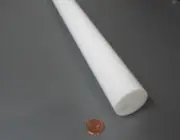 Teflon PTFE Virgin White Rod 1 1/2" (1.50) Diameter x 60" Long, Extruded