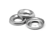 1/4" Cup Washer / Countersunk Finishing Washer Nickel Plated
