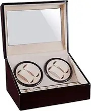 Watch Stand Watch Winders for Automatic Watches - 4+6 Automatic Watch Winder Holder Display Mechanical Watch Motor Shaker Winding Box Watches Rotator Large-Capacity Storage Organizer Quiet a KeYJ