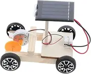 HANABASS Solar Car Assembly Kit for Mini Wooden Educational Solar Powered Science Gadget for Creativity and Hands Learning No Battery Required for Home Classroom