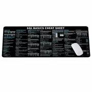 SQL Database Administrators Analysts Programming Coding Computer Short Cut Shortcuts Keys Gaming Keyboard Mouse Pad Mousepad Gift 300*800*3MM