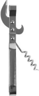 Chef Craft 21295 Chef Old Fashioned Can, Bottle Opener & Corkscrew, White