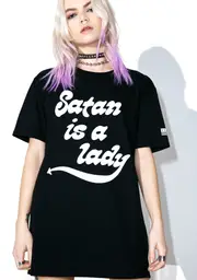 [These Americans] Satan Is A Lady Tee