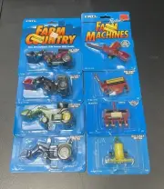 Lot 8 NIP 1994 VTG ERTL Farm Country Machines Tractors Baler Planter Sprayer
