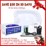 Ionic Foot SPA Bath Detox Machine With Basin Tub For Home USE Healthy Beauty