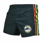 NRL Penrith Panthers Men's Retro Supporter Football Shorts - Sizes 3XL - 5XL