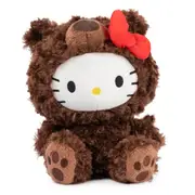 Hello Kitty & Friends - Hello Kitty x GUND Philbin Bear Soft Toy, 25cm, Plush, 1 year+