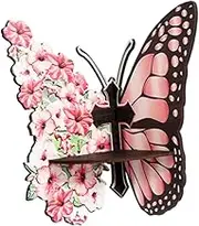 Float Storage Rack Butterfly Corner Shelf Versatile Hanging Practical Organizer Wall Display Stand for Kids’S Room Toys Plants, 28cmx23cm