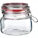 【Premier】扣式玻璃密封罐 紅500ml(保鮮罐 咖啡罐 收納罐 零食罐 儲物罐)