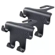 Carbon Fiber Look Hook Seat Back Hanger Holder Portable Storage Car Accessories (for: Audi)