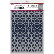 Dina Wakley MEdia Cubed Stencil