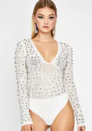 Angelic Killer Cute Studded Bodysuit