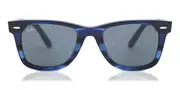 Ray-Ban RB2140F Asian Fit 1361R5 Men's Sunglasses Blue Size 52