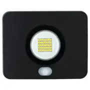 hpm leana 15w slimline led security floodlight with sensor
