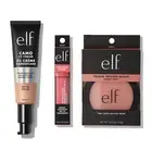 SET of 3 : e.l.f. Camo CC Cream, + Primer-Infused Matte Blush + Sun Boss Gloss