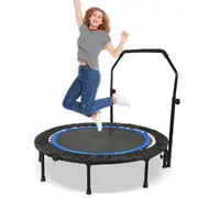 YOPOWER Mini Trampoline for Adult, 48inch Rebounder Trampoline, Workout Indoors and Outdoors, Adult and Children's Trampoline
