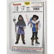 9659 Burda Sewing Pattern Cosplay Costume for Kids Medieval Musketeer Sizes 4-10