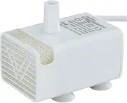 Cat Water Fountain - 2.17x1.5x1.18 Inches Fountain for Drinking | 1.8m Portable Cat Pump Replacement | USB Plug Safety Separate Base | Ultra Quiet Submersible Motor, Pet Supplies for Indoor Outdoor