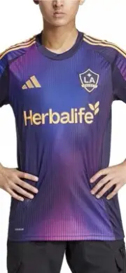 NWT Los Angeles Galaxy Adidas Climalite 2025 Rizon Jersey Mens XL