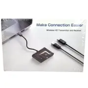 Wireless HDMI Transmitter and Receiver, USB C Wireless HDMI Extender Plug&Play