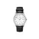 TIMEX 天美時專利冷光照明 數字時標 日期 壓紋真皮手錶-白x黑/38mm -#TIMEX TXTW2R64900