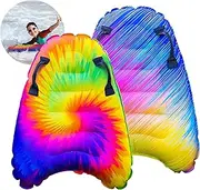 JAMBO Premium Inflatable Boogie Board for Beach, Pool or Water Slide, Nylon Fabric Swimming Boogie Boards, Pool Floats, Fun Pool and Beach Toys for Kids