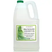 7 LB / 1 Gallon Premium Pure Organic Cold Pressed Best Fractionated Coconut Oil