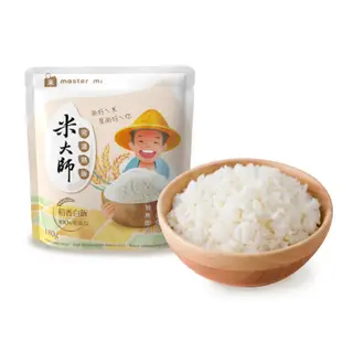 免運!【米大師 Master Mi】常溫熟飯-稻香白飯 (微波飯｜加熱即食｜方便食品) 180g/包 (24包,每包22.9元)