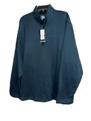 Callaway 1/4 Zip Pullover Size XL W/ Pockets UPF Submerged Green Heather NEW