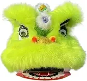 BEPABDFBD Lion Dance Prop Lion,Chinese Lion Dance Traditiona Lion Head Dance Premium Wool Traditional Chinese Lion Dance Lion Dance Head Spring Festival Yarn Lion Dance