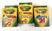 Crayola Classic Crayons 24 Colors Each Back To School Crayons 3 Packs, Free Ship