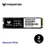 【ACER 宏碁】PREDATOR GM3500 2TB M.2 2280 PCIE GEN3X4 SSD固態硬碟