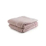 2pc Onkaparinga 60x90cm Cotton Flinders Premium Bath Mats Set 800GSM Pink Blush