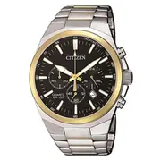 Citizen Mens Chronograph Black Dial Stainless Steel Watch (AN8174-58E)