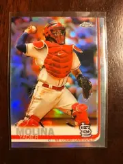 2019 Topps Chrome Refractors #51 Yadier Molina St. Louis Cardinals