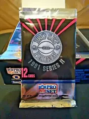 1991 PRO SET PLATINUM SERIES 2 NFL FOOTBALL CARDS UNOPENED PACK up to 20% off